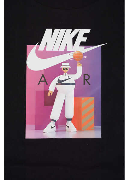 Tricouri Nike Printed T-Shirt Black Baieti (BM 8052789) 2