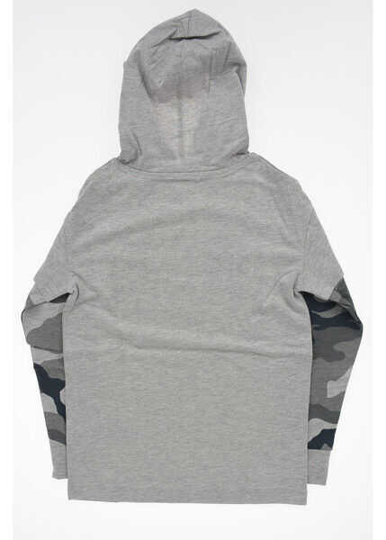 Bluze de trening Converse Hoodie T-Shirt With Logo Gray Baieti (BM 8052798) 3