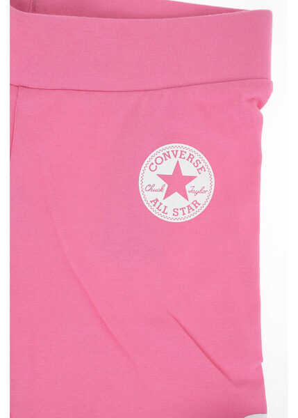 Pantaloni casual Converse Stretch Pants With Logo Pink Baieti (BM 8052801) 2