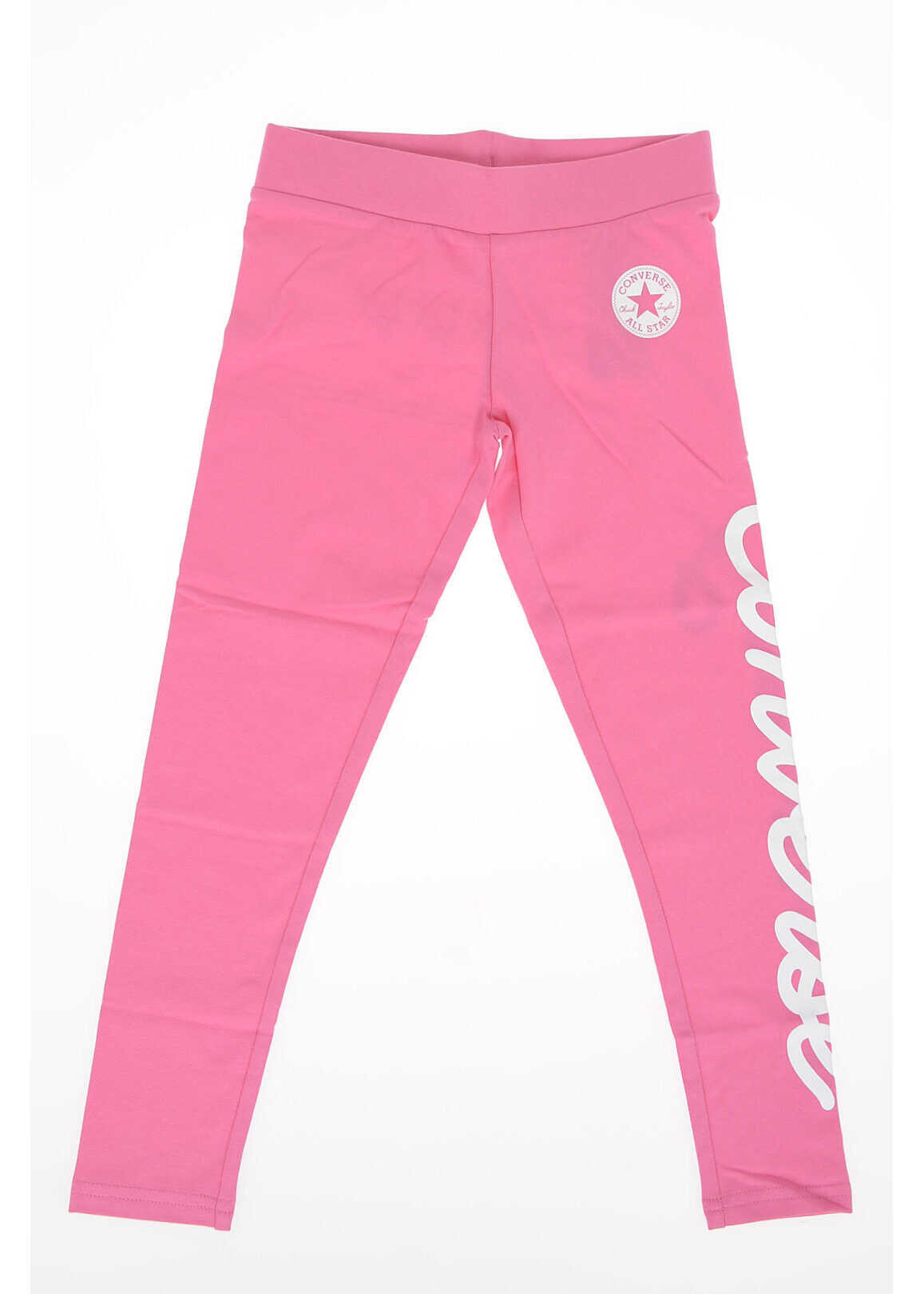 Converse Kids Stretch Pants With Logo Pink image9