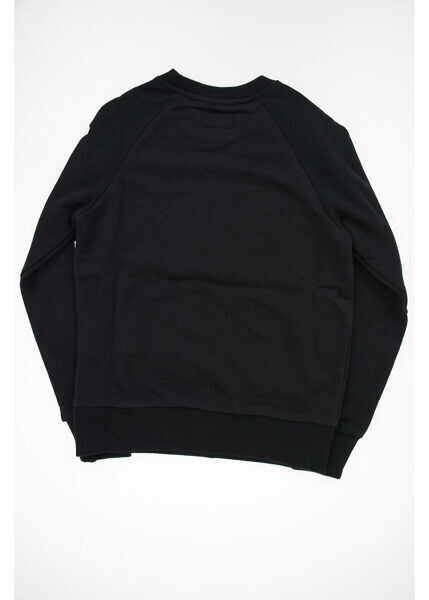 Bluze de trening Converse All Star Embroidered Crew-Neck Sweatshirt Black Baieti (BM 8052819) 3