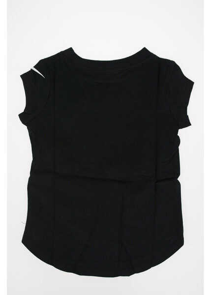 Tricouri Nike Logo-Print T-Shirt Black Baieti (BM 8052825) 3