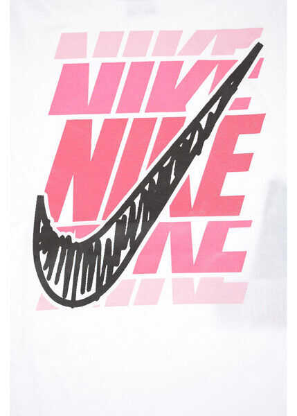 Tricouri Nike Logo-Print T-Shirt White Baieti (BM 8052834) 2
