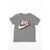 Nike Logo-Print T-Shirt Gray