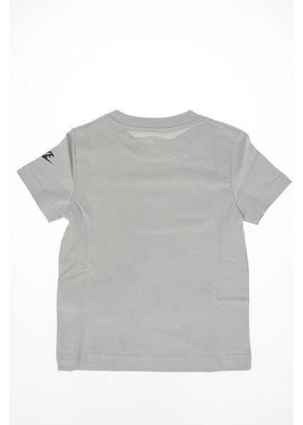 Tricouri Nike Air Logo-Print T-Shirt Gray Baieti (BM 8052843) 3