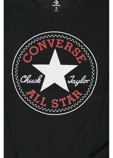 Tricouri Converse All Star Print T-Shirt Black Baieti (BM 8052864) 2