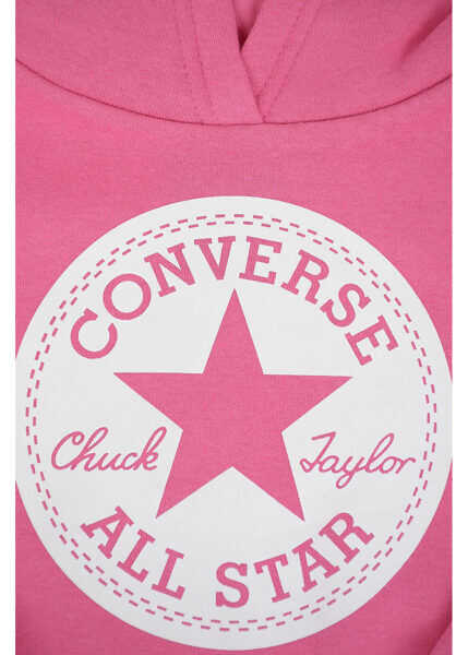 Bluze de trening Converse All Star Hoodie Sweatshirt Pink Baieti (BM 8052870) 2