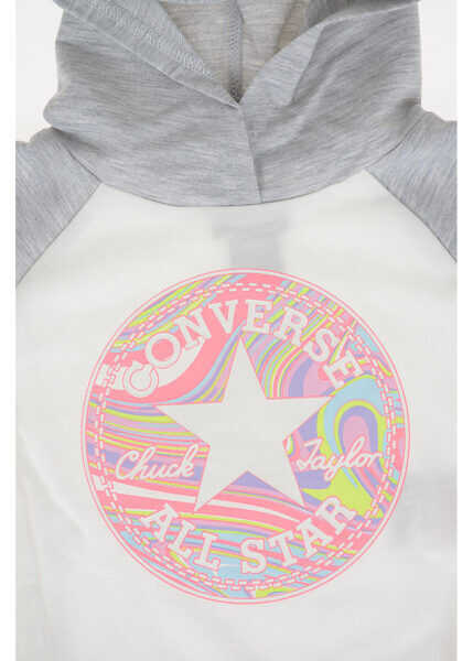 Bluze de trening Converse All Star Hoodie Sweatshirt White Baieti (BM 8052879) 2