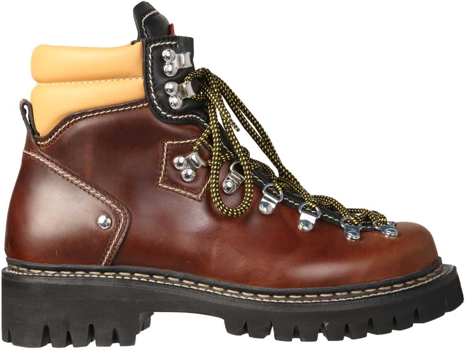 DSQUARED2 Hiking Boots BROWN