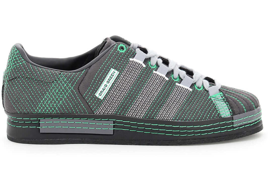 adidas x Craig Green Cg Superstar Sneakers UTILITY BLACK CORE BLACK GREEN