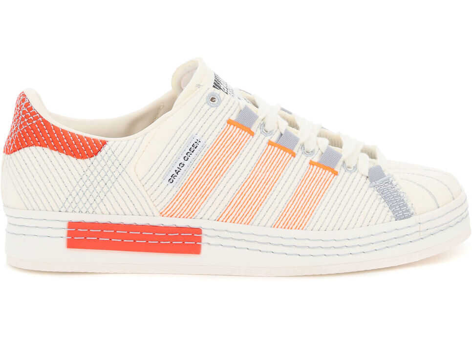 adidas x Craig Green Cg Superstar Sneakers FY5711 OFF WHITE BRIGHT RED GREY THREE