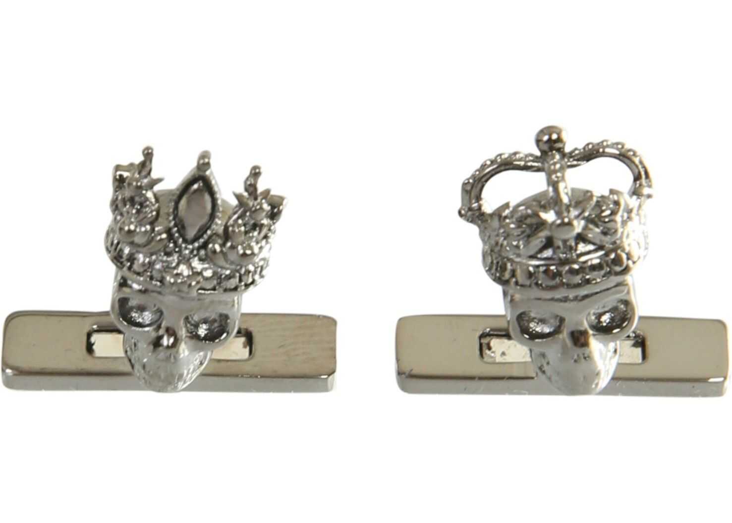 Alexander McQueen King & Queen Cufflinks* BLACK