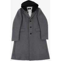 Paltoane chesterfield coat With Removable Hood Fete