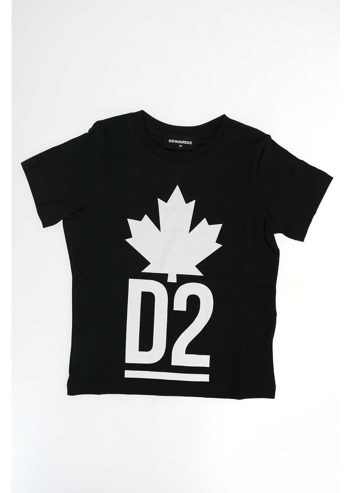Dsquared2 Kids Printed T-shirt BLACK