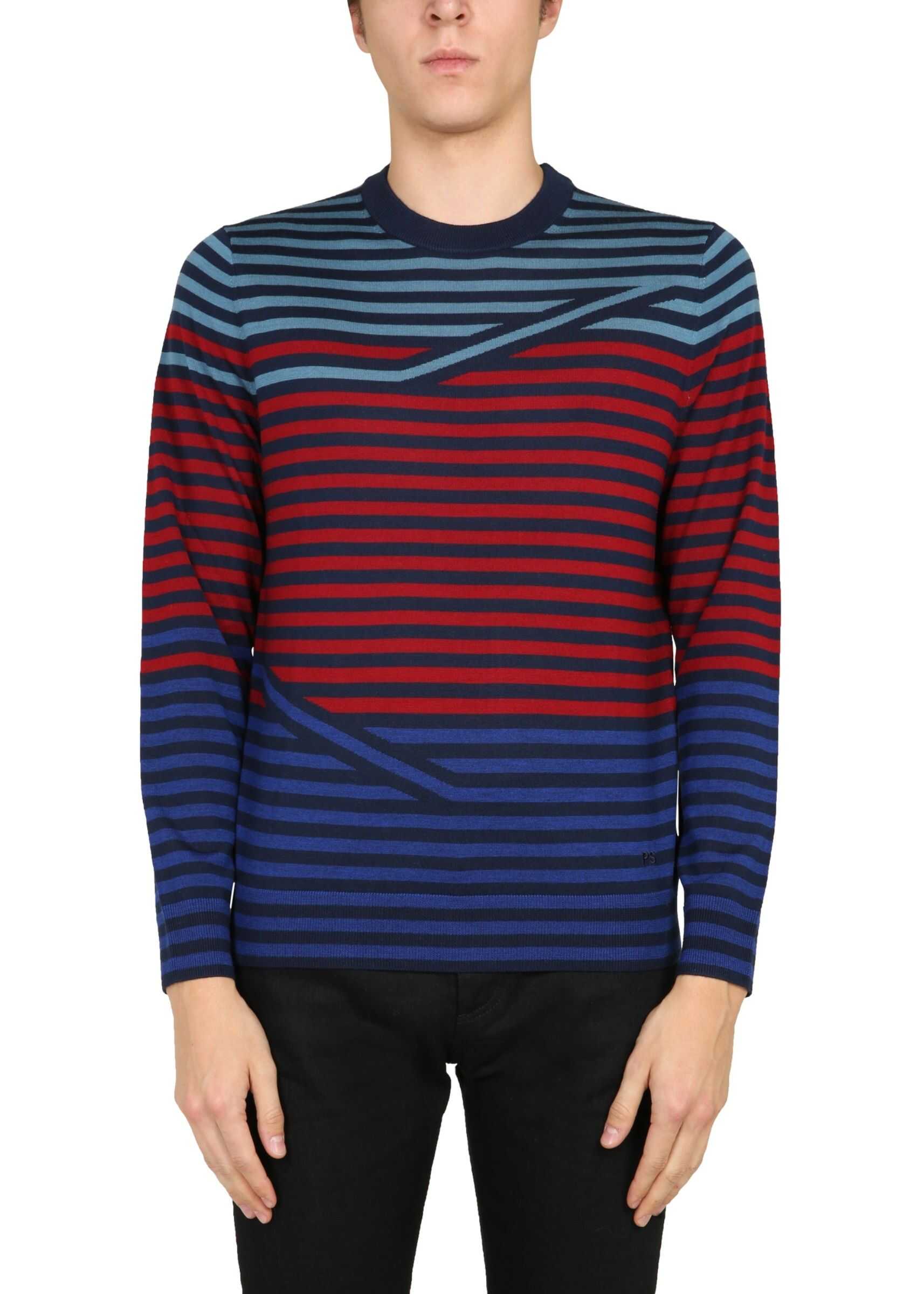 PS by Paul Smith Crew Neck Sweater MULTICOLOUR