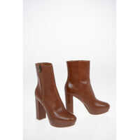 Botine MICHAEL 11cm Leather FRENCHIE Ankle Boot Femei