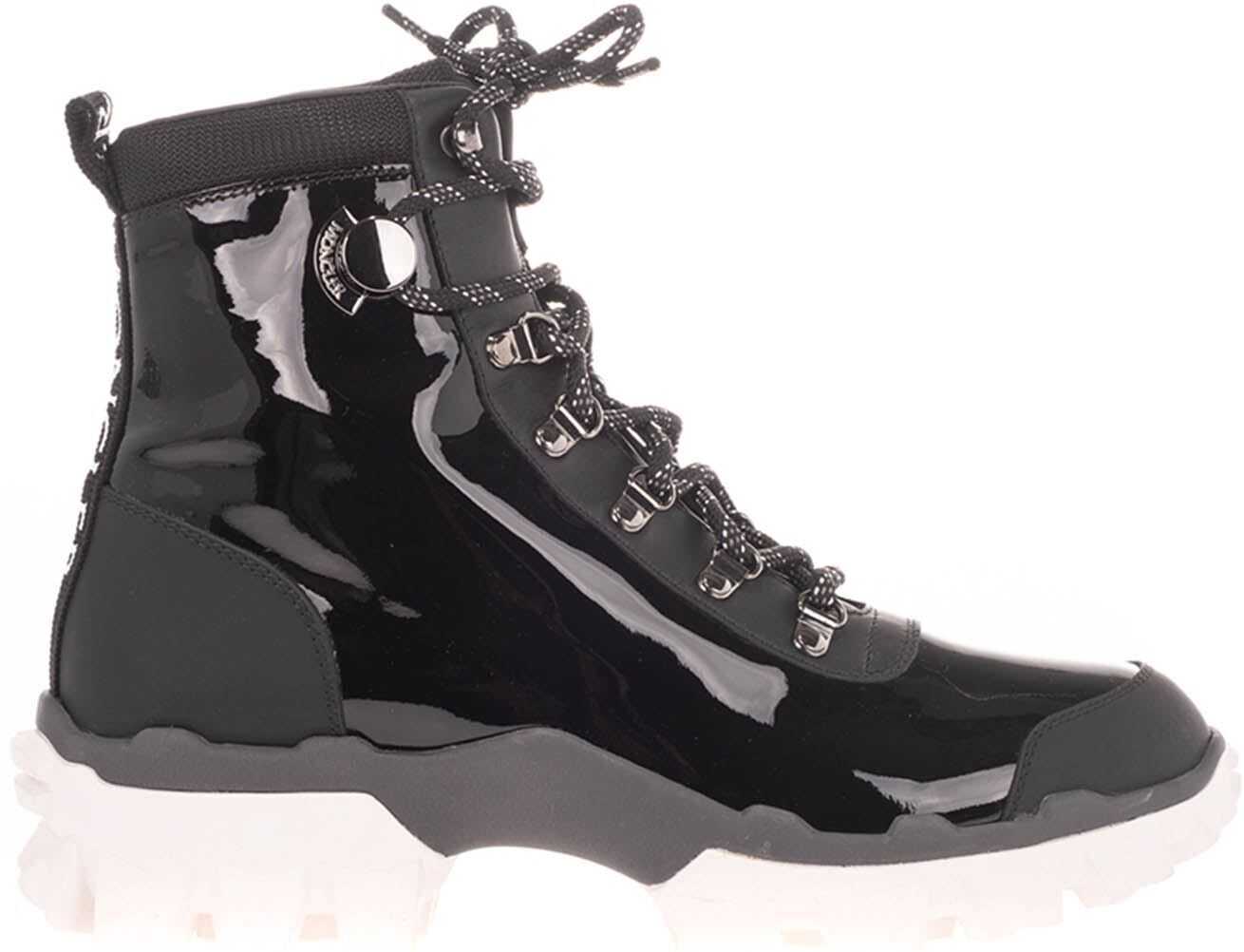 Moncler Helis Ankle Boots In Black Black