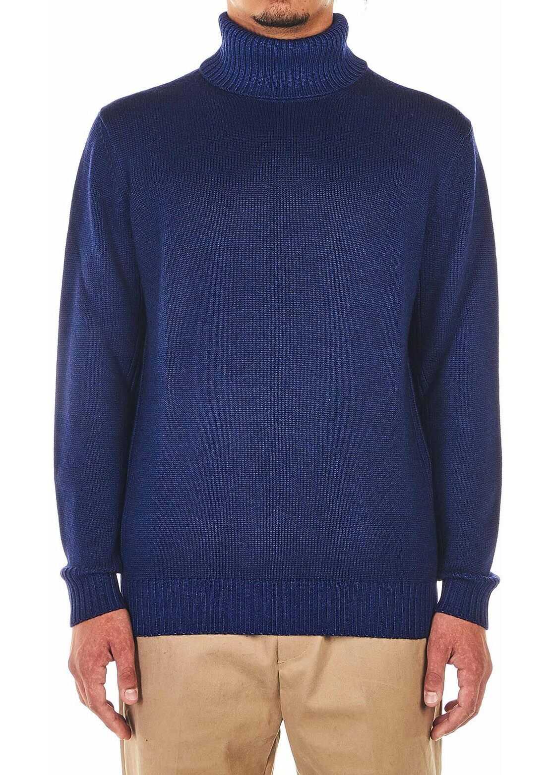 Kangra Merino wool sweater Blue