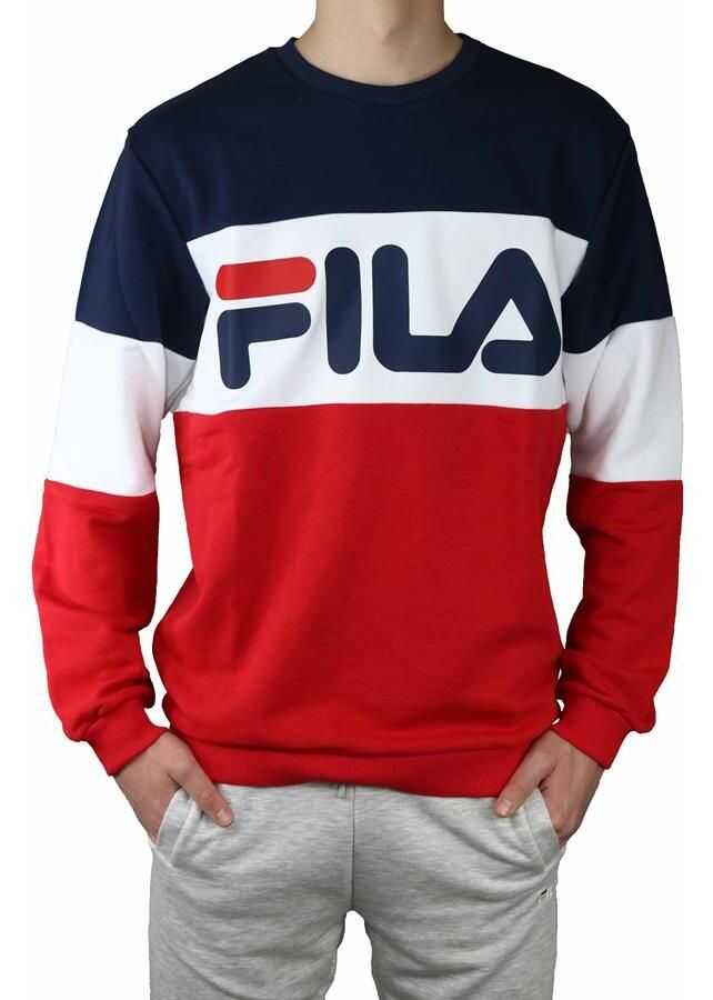 Fila Straight Blocked Crew* Red