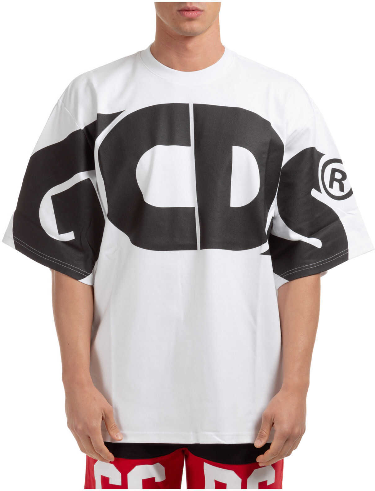 GCDS Macro Logo CC94M021006-01 White