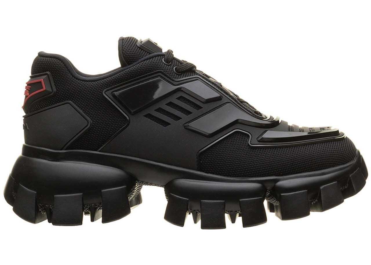 Prada Cloudbust Thunder Sneakers In Black* Black