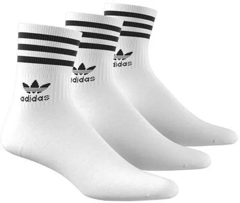 adidas Mid Cut Crw Sck* White