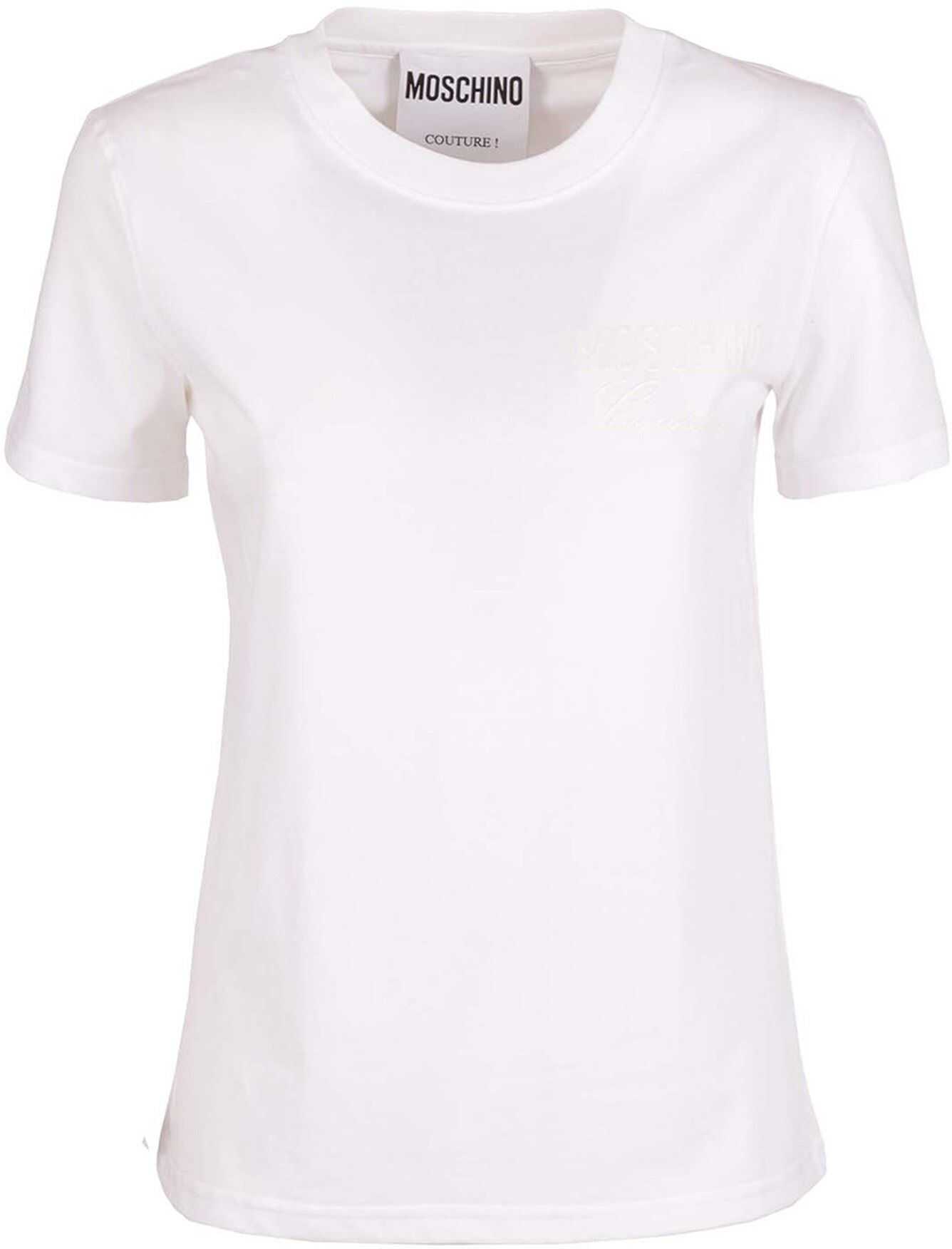 Moschino Breast Logo T-Shirt White