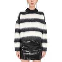 Pulovere casual Striped Lurex Sweater Femei