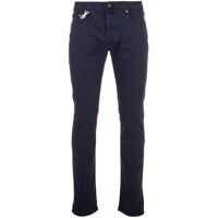 Pantaloni casual Blue Logo Pants In Blue Barbati