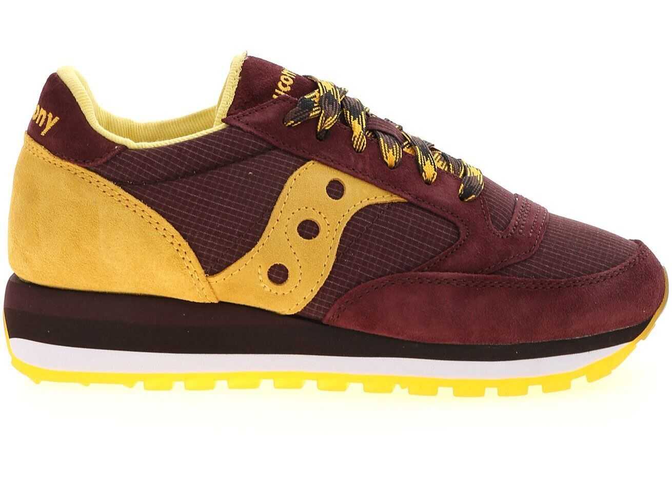 Jazz Triple Sneakers In Wine Color