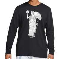 Bluze de trening Dri-FIT HBR Tee Long Sleeve Marble CD1106-010 Barbati