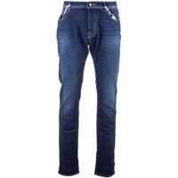 Blugi drepti Logo Label Jeans In Blue Barbati