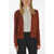 Bottega Veneta Cashmere Blend Cardigan With Jewel Button Brown