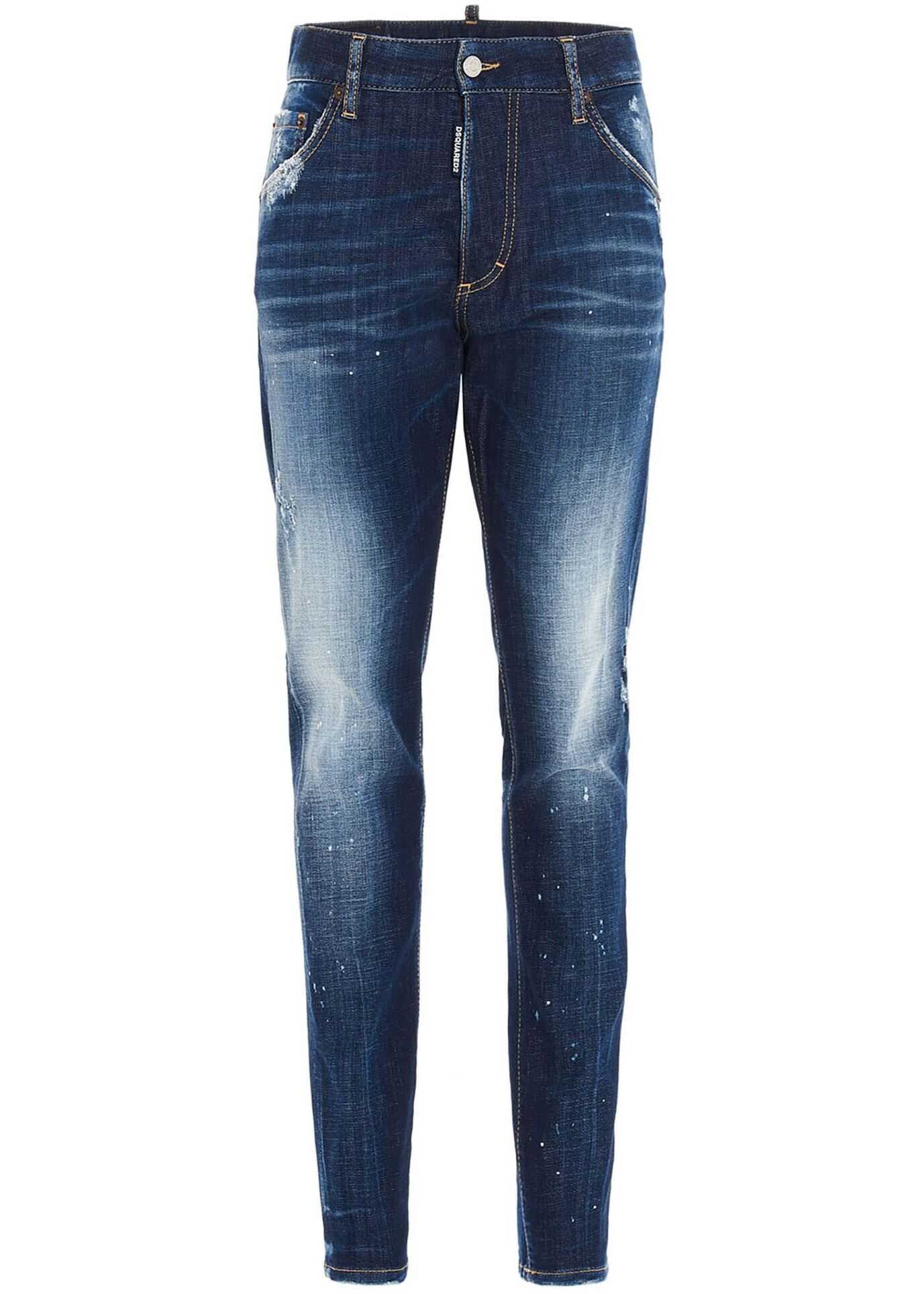 DSQUARED2 Skinny Dan Jeans In Blue Blue