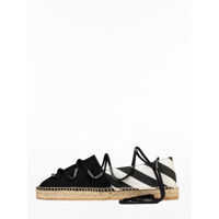 Espadrile Lace-Up Flat Espadrilles Femei
