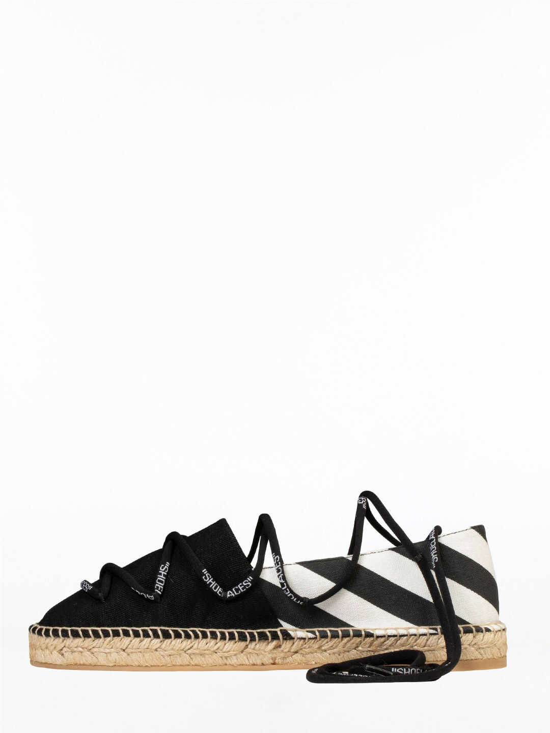Lace-Up Flat Espadrilles