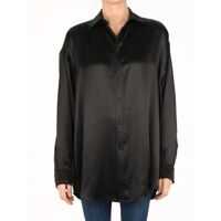 Camasi Logo Silk Shirt Femei
