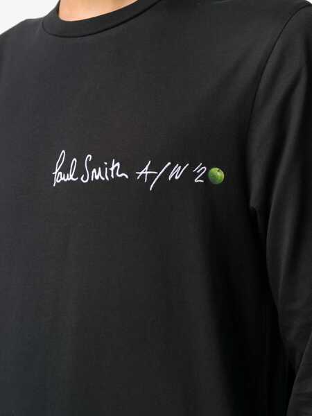 Tricouri Paul Smith Long Sleeve T-Shirt BLACK Barbati (BM 8093095) 5