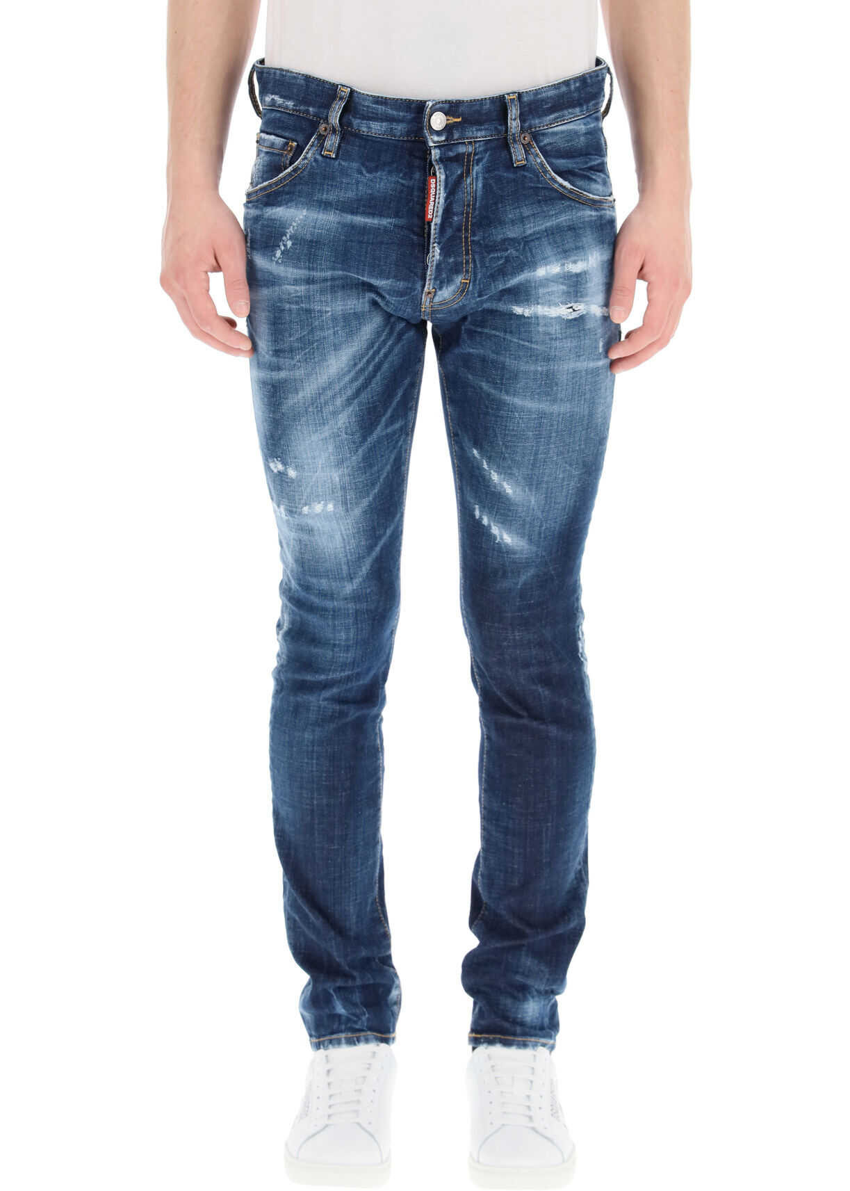 DSQUARED2 Cool Guy Jeans With Pocket Logo Print S74LB0857 S30342 BLUE