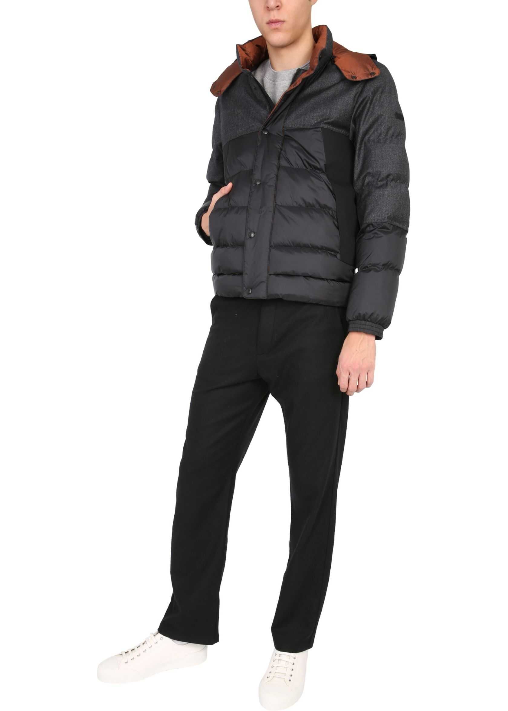 Z Zegna Trimateric High Insultation Project Down Jacket BLACK