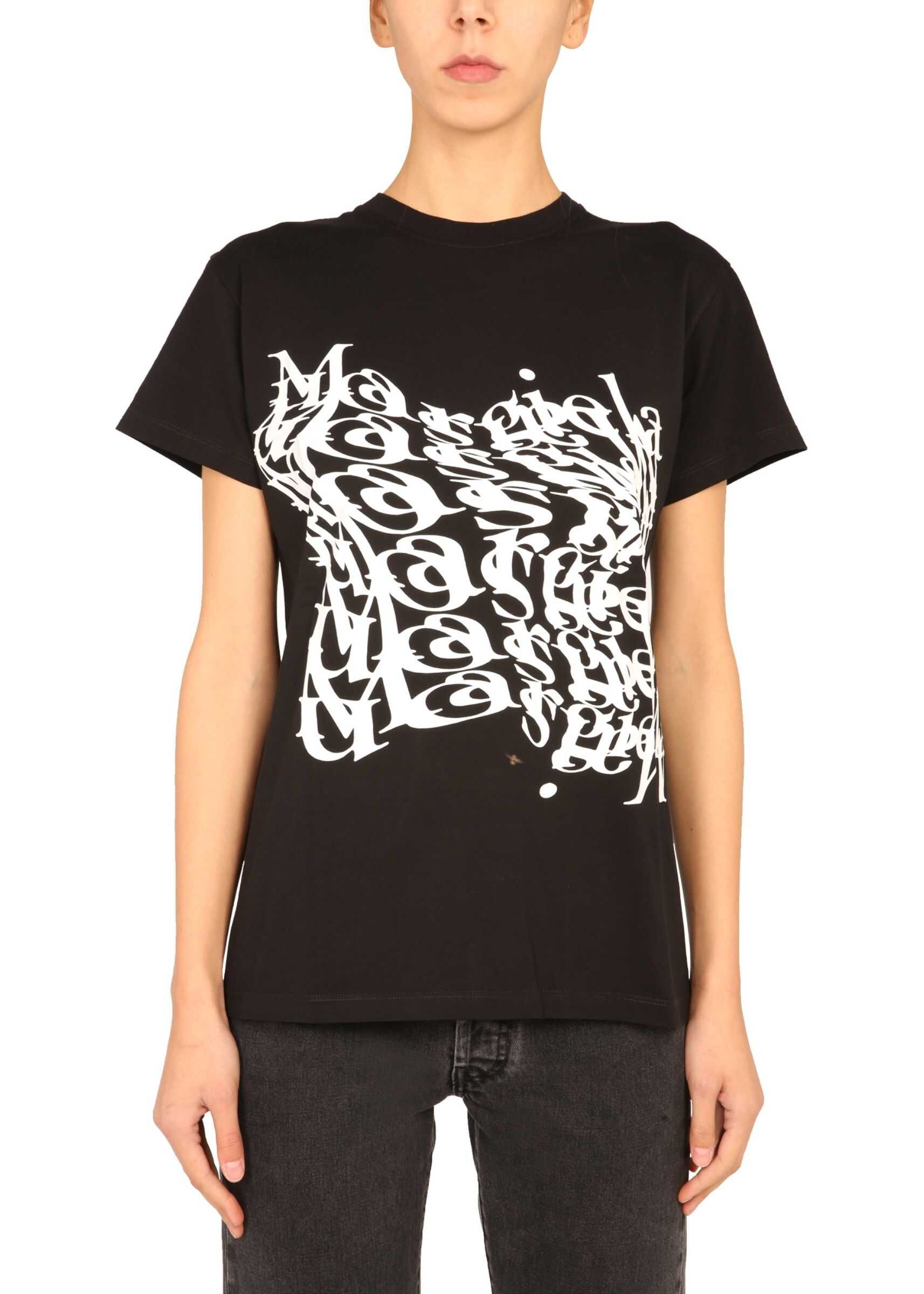 Maison Margiela Printed T-Shirt BLACK