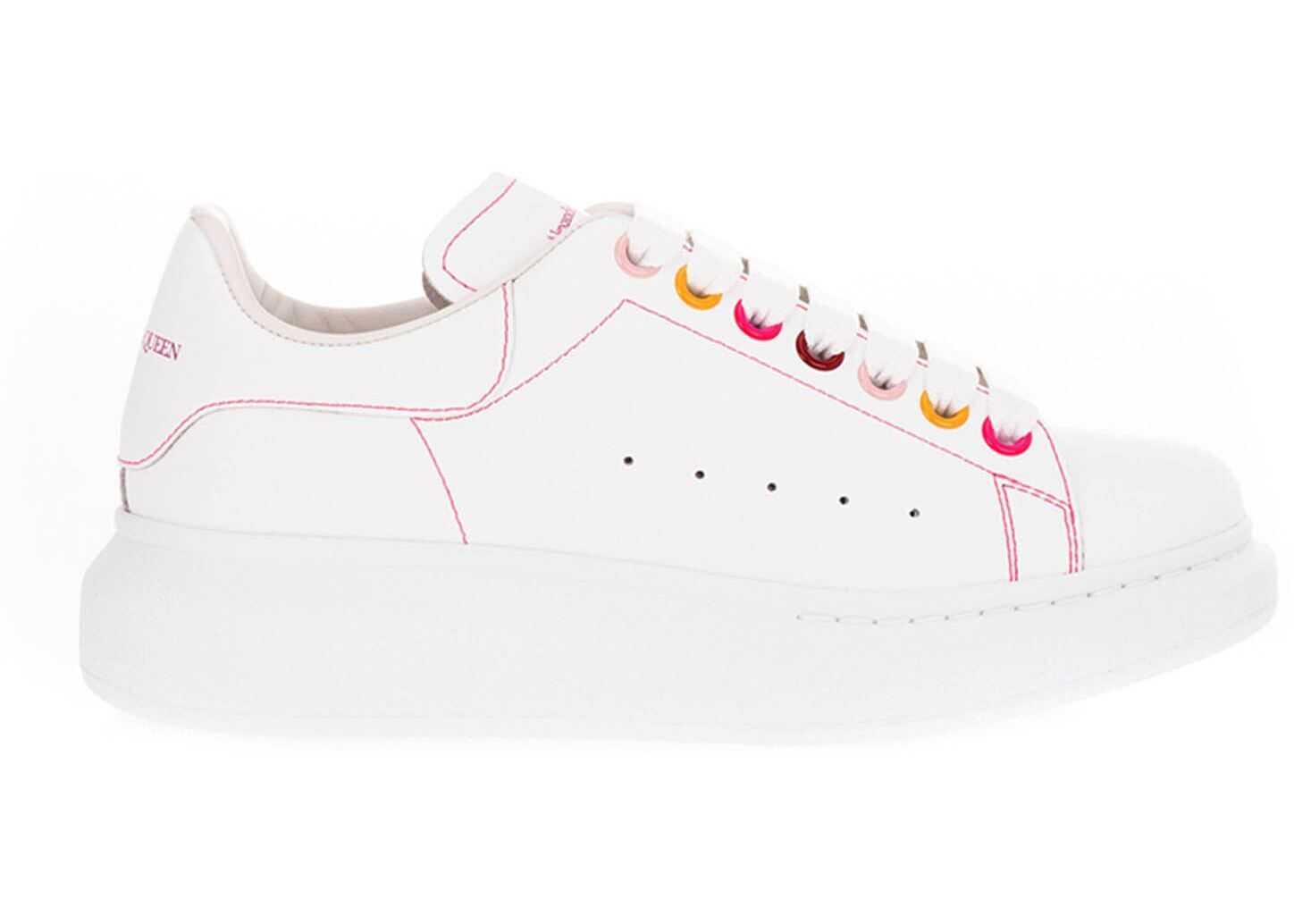 Alexander McQueen Oversize Sneaker In White Rainbow White