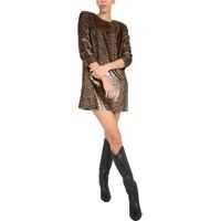 Rochii casual Short Dress With Animal Print Femei