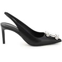 Pantofi cu toc Salvatore Ferragamo Hiroshi Slingback Pumps Crystal