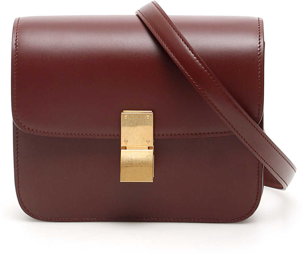 Céline Teen Classic Bag BURGUNDY