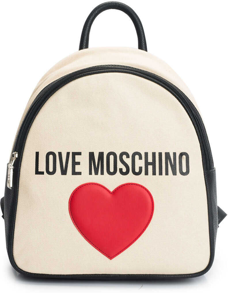 LOVE Moschino Borsa Canvas JC4331PP07KV Czarny/Kremowy