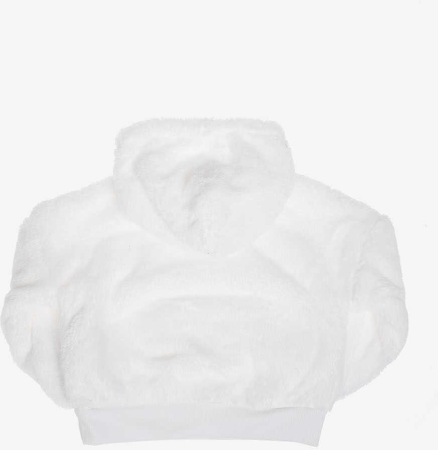 Hanorace Converse All Star Faux Fur Hooded Teddy Sweatshirt White Baieti (BM 8108590) 3