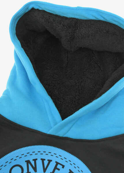 Hanorace Converse All Star Hooded Sweatshirt Black Baieti (BM 8108611) 4