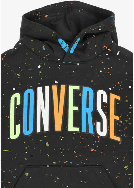 Hanorace Converse Printed Sweatshirt Black Baieti (BM 8108806) 2