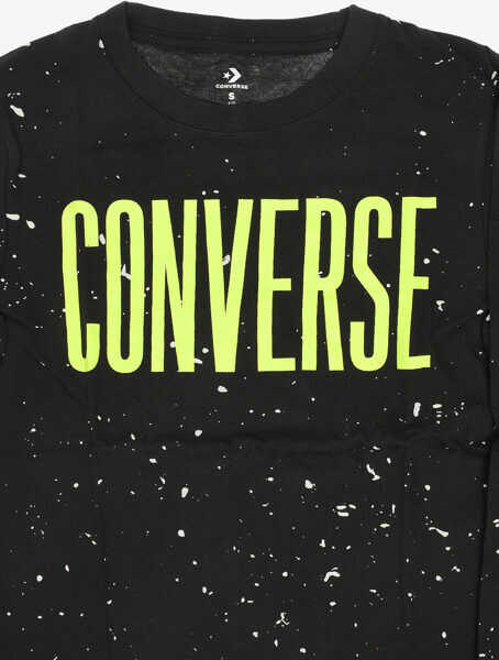 Tricouri Converse Printed T-Shirt Black Baieti (BM 8108821) 2